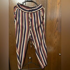 Band of Gypsies Navy and Red Striped Trousers